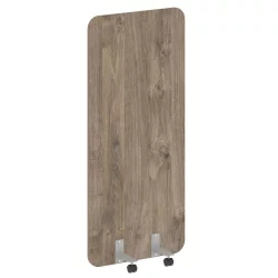 Перегородка на металлических опорах, на роликах Р-лине ДП.Р-80-180 Тиквуд Темный / R-line DP.R-80-180