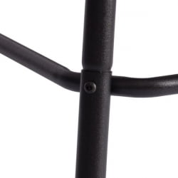 Барный стул Медео/Медео экокожа , черный, 45х56х113 см / Medeo/Медео