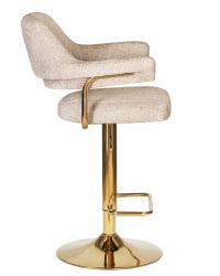 Стул барный ДОБРИН CХАРЛЙ ГОЛД (бежевый твид (ЛЕО26)) / DOBRIN CHARLY GOLD (LEO26))