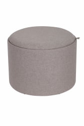 Пуф-столик с ящиком Хюгге Л рогожка Бежевый / L