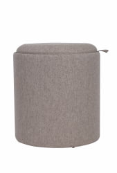 Пуф-столик с ящиком Хюгге С рогожка Бежевый / S