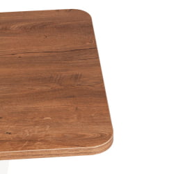 Стол обеденный ТИБИ нераздвижной ЛДСП, 68,6 х 110 х 75 см, Дуб Канзас/Пепел / TIBI