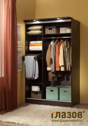 Шкаф-купе 3 Симпле Композиция Венге / Simple