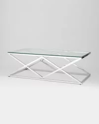 Стол журнальный ИНСИГНИЯ 120кс60 Серебро / 120x60