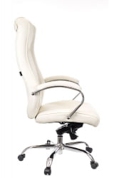 Кресло руководителя Кинг М экокожа Кремовый / King M