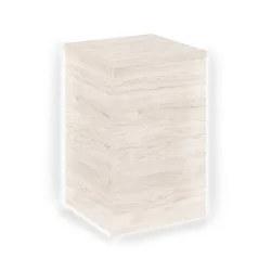 Накладка высокая угловая внешняя  с подсветкой правая для О.Р-Ф.МУ.ВНЕ(Р) ОНИКС О.Р-НУ.В.ВНЕ.С(Р) Денвер Светлый / О.R-F.MU.VNE(R) ONIX О.R-NU.V.VNE.S(R)