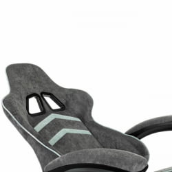 Кресло компьютерное БРАБИКС Шоотер ГМ-12, 2 подушки, ткань, серое / BRABIX Shooter GM-12,