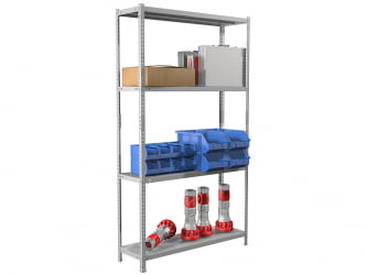 Стеллаж МС Стандэрт 200КД/100кс40/4 / MS Standart 200KD/100x40/4