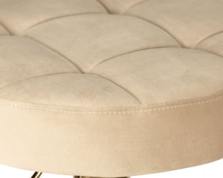 Табурет барный ДОБРИН БРУНО ГОЛД (бежевый велюр (МДЖ9-10)) / DOBRIN BRUNO GOLD (MJ9-10))