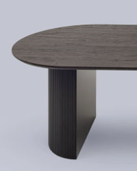 Стол обеденный Баллет 200*100*75 Темное дерево / Ballet