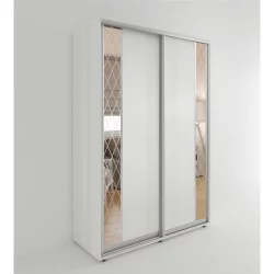 Шкаф-купе 2-х дверный Акцент-Вера ДР 1600х600 Выбеленное дерево