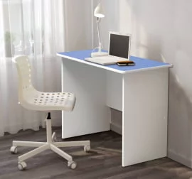 Стол для школьника компьютерный №8 Белый/Синий