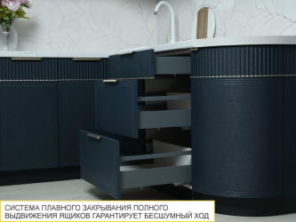 Кухонный гарнитур угловой с витриной Флоренция 108 238