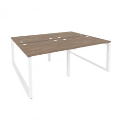 Рабочая станция на О-образном м/к ОНИКС О.МО-Д.РС-4.1.8 Дуб Аризона/Белый / ONIX O.MO-D.RS-4.1.8