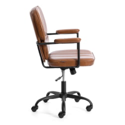 Кресло АЛПХА иск. кожа, Бровн (коричневый) / ALPHA Brown