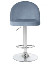 Стул барный ДОБРИН МИЛАНА (пудрово-голубой велюр (МДЖ9-74)) 2 шт / DOBRIN MILANA (MJ9-74))