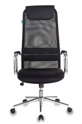 Кресло руководителя Бюрократ КБ-9Н/БЛАCК Черное ТВ-01 ТВ-11 / KB-9N/BLACK TW-01 TW-11
