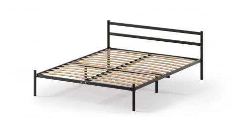 Кровать Метта 1400кс2000 Черная / 1400x2000