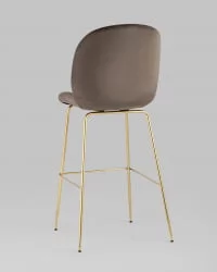 Стул барный Беетле голд Коричневый / Beetle gold