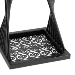 Кофейный стол Остериа/Остерия металл, черный, 25,5х25,5х59 см / Osteria/Остерия