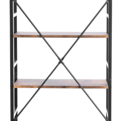 Стеллаж офисный ВС-03 60кс30кс166 см, бурнт / WS-03 60x30x166 burnt