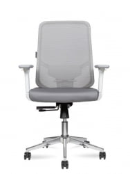 Кресло офисное Бест ЛБ вхите Греи / Best LB white Grey
