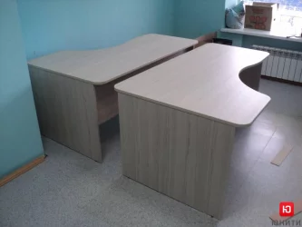 Стол угловой Глассй 1.14.16Л Туя / Glassy