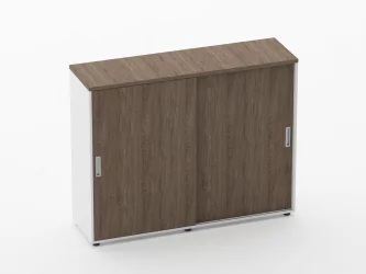 Тумба-купе высокая для рабочего модуля Дека 9.03.145 Дуб Верцаска/Белый / Deka