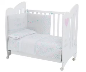 Детский комплект постельного белья Микуна Вондерфул 3 предмета 120кс60 ТХ-821 / Micuna Wonderful 120x60