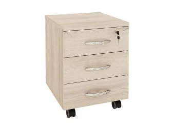 Тумба 3 ящика с замком Альфа 64.47 Дуб Кронберг