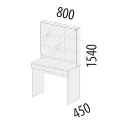 Туалетный столик Николь 901.30