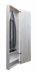 Шкаф со встроенной гладильной доской Ирон Бокс Еко (правый) Беленый дуб / Iron Box Eco