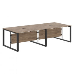 Стол для заседаний ЕНИО ЕCТ 2812 Кария Пальмира/Антрацит / ENIO ECT