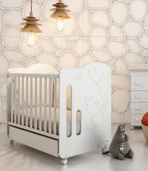 Кровать Микуна Глобито 120кс60 Вхите / Micuna Globito 120x60 White