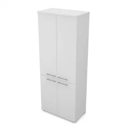 Шкаф высокий ГЛОСС ЛИНЕ 9НШ.005.5 Белый Премиум / GLOSS LINE