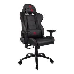 Геймерское кресло Ароззи Инизио Блаcк ПУ Ред лого / Arozzi Inizio Black PU Red logo