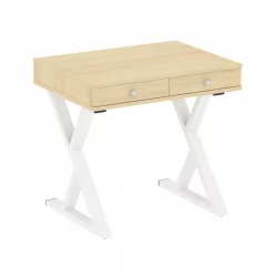 Стол письменный ХОМЕ ОФФИCЕ ВР.СП-1-79.М Акация Лорка/Белый металл / HOME OFFICE VR.SP-1-79.M