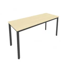 Стол письменный на металлокаркасе СЛИМ СЙСТЕМ С.СП-6.1 Клен-Антрацит / SLIM SYSTEM