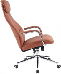 Кресло руководителя Еверпроф Белл Экокожа Коричневый / Everprof Bell