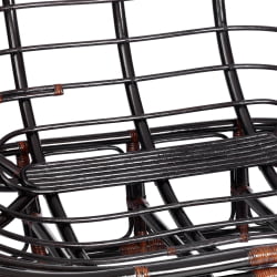 Диван МАМАСАН/МАМАСАН 23/02 В /с подушкой/ 169х102х80 см, Антикуе бровн, матрац 182х119 см, ткань серо-бежевая 3М 16/2 / MAMASAN/МАМАСАН W Antique brown,