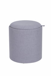 Пуф-столик с ящиком Хюгге С рогожка Серый / S