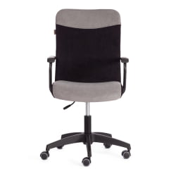 Кресло ФЛЙ флок , серый/черный, 29/35 / FLY