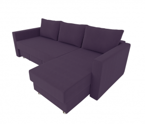 Диван угловой с подлокотниками Мадрид (Берхоусе) Цвет фасада: Бордо Велюто 25; Тип: Левый/правый; Материал фасада: Металл/Велюр / (Berhouse)