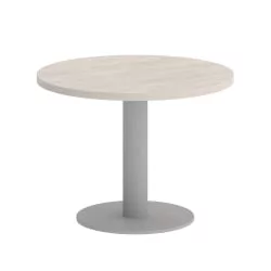 Стол журнальный круглый ХОМЕ ОФФИCЕ ВР.СП-5-60.1Г Денвер Светлый/Серый металл / HOME OFFICE VR.SP-5-60.1G