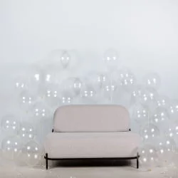 Диван тканевый Гаваии 2-х мест Розовый / Gawaii