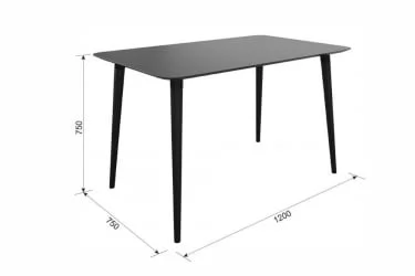 Стол обеденный Сканди 1 Кофейный-венге