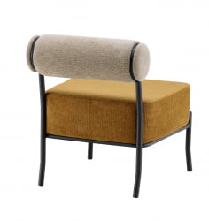 Кресло Понпоун К бежевый терракотовый / Ponpoun