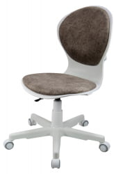 Кресло 1139 ФВ ПЛ Вхите велюр Блисс 07 шоколад / FW PL White Bliss