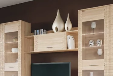 Полка Элана закрытая (ПЗ) Дуб сонома