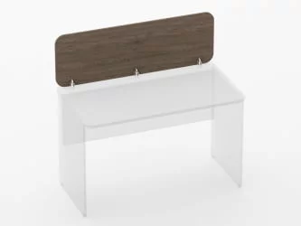 Экран разделительный прямой Глассй 5.14.12 Дуб Верцаска / Glassy